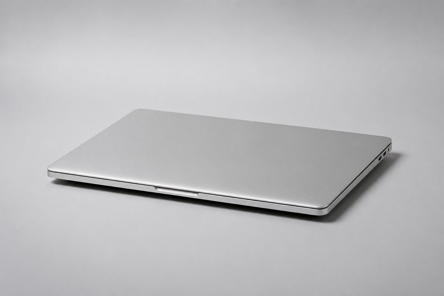 Closed MacBook product photo