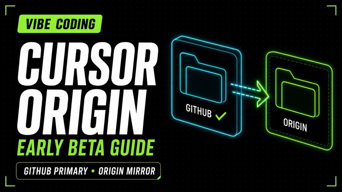 Cursor Origin: Git hosting for the agent era (early beta guide)