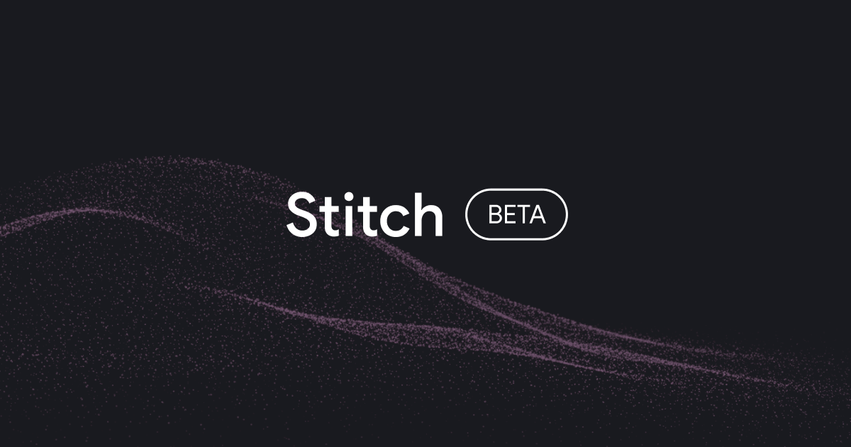 Google Stitch — Design with AI official Open Graph image