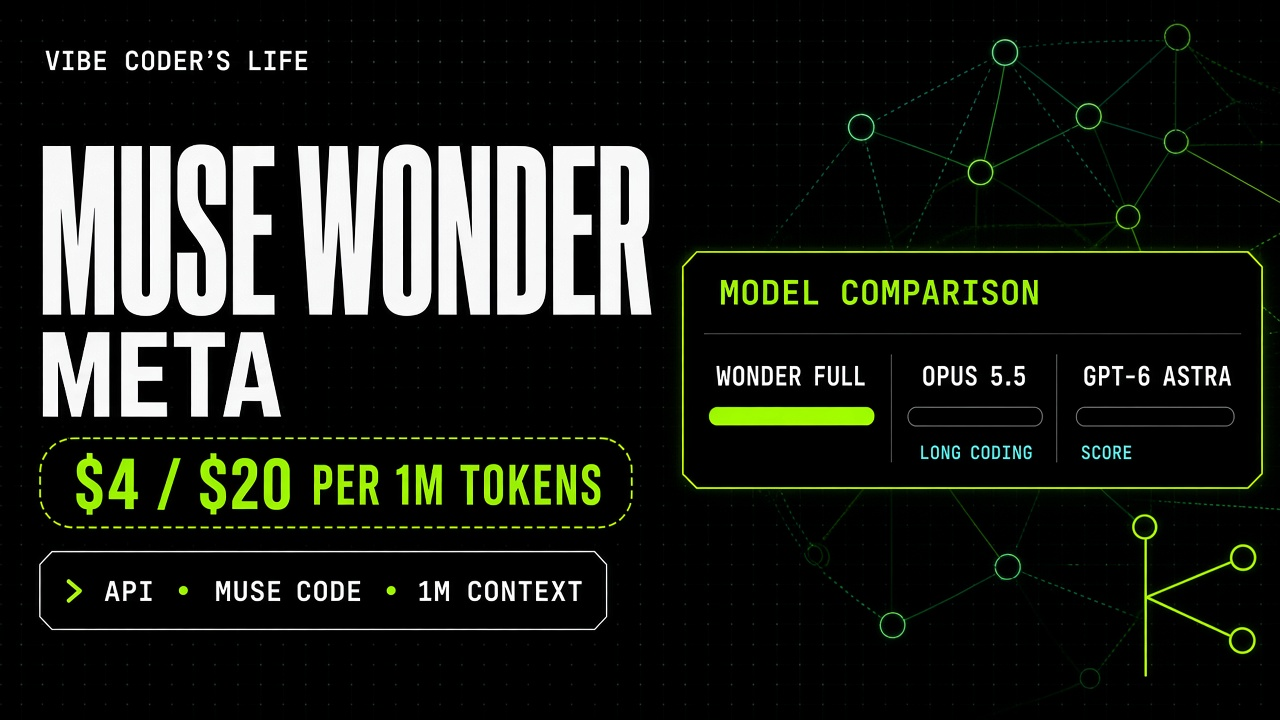 Muse Wonder Meta: $4 / $20 per 1M tokens, API and Muse Code, vs Opus 5.5 and GPT-6 Astra